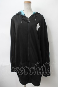 NieR Clothing / ZIPデザインパーカー 黒 S-24-04-29-013-PU-TO-0-ZY