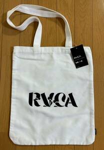 タグ付き　新品未使用品 RVCA ルーカ TOTE ロゴ トートバッグ　エコバッグ　男女兼用　特価