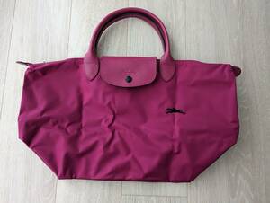 新品★ロンシャン★Longchamp★プリアージュ★使いやすい大きさ★48×28×20㎝★フシャピンク×ブラック