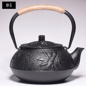 新品 茶道具 未塗装鉄器 提梁壺 大容量 鋳鉄製ティーポット純粋な手水を沸かして茶を煮る茶具 未使用 （#4）