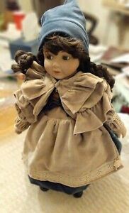 PLACENTIA COLLECTION MARYANNA DOLL 305/2600 HAND CRAFTED & PAINTED PORCELAIN NWT 海外 即決