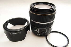 CANON ZOOM LENS EF-S 17-85mm 1:4-5.6 IS (美品） (IMAGE STBILIZER) USM 1018-100-1