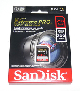新品 SanDisk Extreme Pro 256GB サンディスク エクストリーム プロ SDカード SDXC SDSDXXD-256G-GN4IN 256