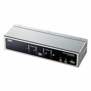 【新品】サンワサプライ USB・PS/2コンソール両対応パソコン自動切替器(4:1) SW-KVM4HVCN