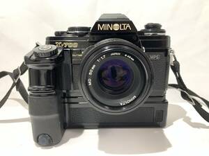 ミノルタ MINOLTA X-700 / MD 50mm F1.7 /MOTORDRIVE フィルムカメラ レンズセット 現状品 (630)