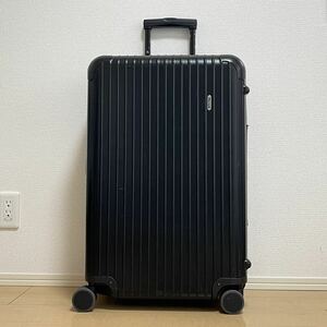 1円 ◎ RIMOWA リモワ スーツケース SALSA サルサ 82L Tキャリーケース マルチホイール 4輪 黒 ブラック 871.70 大容量サイズ 廃盤 旧ロゴ