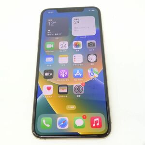 111 SoftBank iPhone11 Pro Max 256GB ゴールド MWHL2J/A　※中古/難有/利用〇