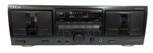 【レトロ】TEAC ティアック ダブルカセットデッキ W-780R ヴィンテージ CDシンク機能 シンクロ録音 通電可