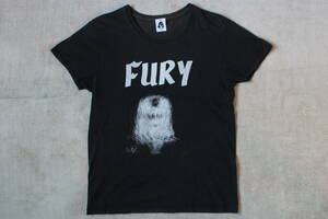 2011年頃 タコマフジ レコード FURY Tシャツ 五木田智央 デザイン TACOMAFUJI RECORDS ブラック Sサイズ 黒 フェード アート