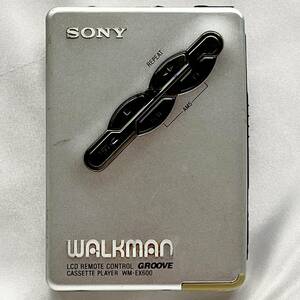 【ジャンク品】SONY WM-EX600 シルバー カセット プレーヤー ウォークマン　ソニー CASSETTE WALKMAN