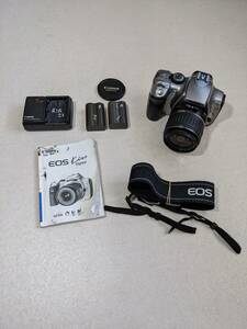 ★ジャンク 一部破損 Canon　EOS Kiss Digital デジカメ カメラ レンズ EFS１８～５５ｍｍ 付