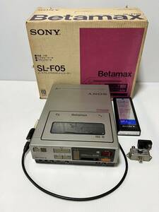 現状品★SONY ポータブル ビデオカセットレコーダー SL-F05 Betamax レトロ ソニー 昭和