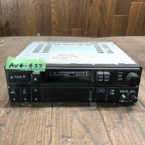 AV4-422 激安 カーステレオ テープデッキ MITSUBISHI MB942709 RX-277 34M0293 28078099B カセット FM/AM 通電未確認 ジャンク