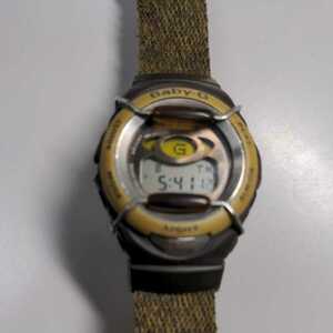 稼働品 CASIO カシオ Baby-G BGM-120GT 腕時計　ナイロン製ベルト ブラウン 