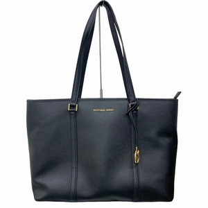 マイケルコース MICHAEL KORS サディ SADY トートバッグ 肩掛け ショルダーバッグ サフィアーノレザー 35T7GD4T7L 黒 ブラック ゴールドカ