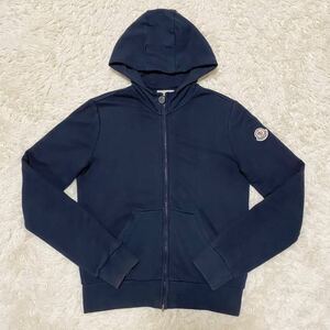 【最安値】MONCLER モンクレール ネイビー スウェット パーカー XS