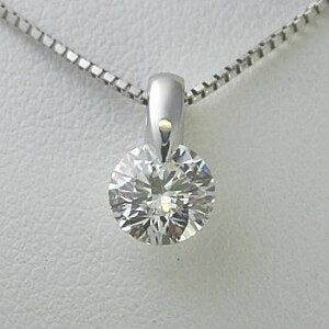 ダイヤモンド ネックレス 一粒 新品 プラチナ 5カラット 鑑定書付 5.02ct Gカラー SI1クラス 3EXカット GIA