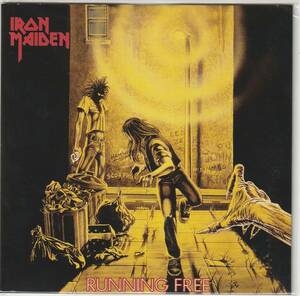 未使用新品　IRON MAIDEN　アイアン・メイデン　Running Free　2014年 再発限定盤 7”シングルレコード　（EU盤）