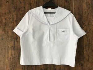 ss_0386y ★定形外 配送★ 大きいサイズ 7 (2XL) 兵庫県 県立 小野高校 夏服 半袖 指定セーラー服トンボ 製　女子制服