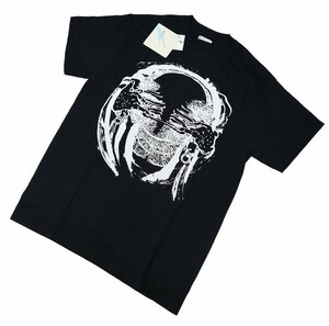 アローズ別注！【 NIPOALOHA / ニポアロハ 】和を感じる北斎漫画 グラフィックTシャツ ブラック / リラックスM