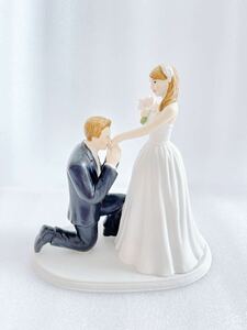 Weddingstar ウェディングスター 陶器製 ケーキトッパー ウエディングケーキ 結婚式 フィギュア CINDERELLA MOMENT