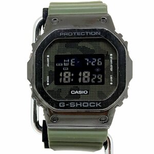 中古 G-SHOCK ジーショック CASIO カシオ 腕時計 GM-5600B-3 メタルカバー ラバー デジタル クォーツ カーキグリーン 【ITWHOGO3GV8W】