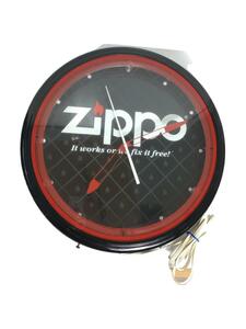 zippo◆掛け時計/アナログ/BLK