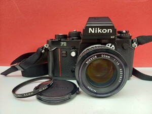 ■ Nikon F3 ハイアイポイント HP ボディ NIKKOR 50mm F1.4 レンズ 動作確認済 シャッター、露出計OK フィルム一眼レフカメラ ニコン