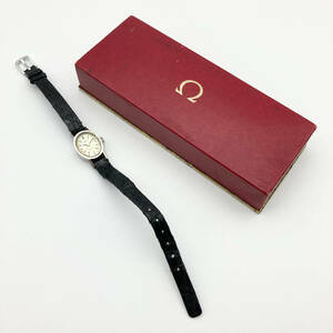 1円 稼働箱付き OMEGA Geneve オメガ ジュネーブ レディース 手巻き 腕時計 オーバル シルバー ブランド AP1112