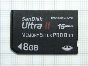 ★SanDisk メモリースティック PRODuo ８GB 中古★送料６３円～