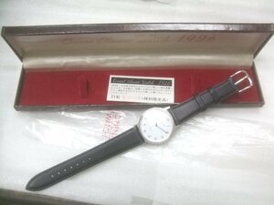 デッドストック未使用1970s特別限定品メンズオリエントホワイトダイヤル手巻腕時計　X591