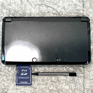 〈動作確認済み〉ニンテンドー3DS 本体 クリアブラック NINTENDO 3DS CTR-001