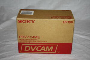 SONY PDV-124ME(10本)　希少！新品未使用メモリーありテープ　(PDV-184N、124N等のメモリーあり版）