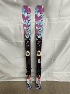 【北見市発】サロモン SALOMON SN7200 Girlsスキー板 黒 130cm