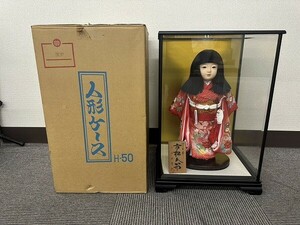 F034-J9-3732 日本人形 小出松寿作 市松人形 現状品①