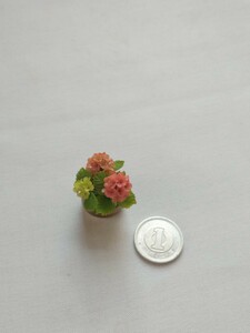mame 紫陽花 アジサイ ピンク 濃淡 ミニチュア 初夏 豆鉢ドールハウス シルバニア リカちゃん miniature flower