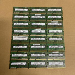 エ99 SAMSUNG ノートPCメモリ 4GB 1Rx8 PC3L-12800S 24枚