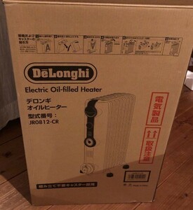 DeLonghi 新品 デロンギ ] ホワイト+クリーム [ JR0812 オイルヒーター / 未使用品