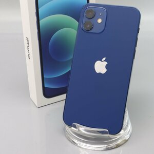 Apple iPhone12 64GB Blue A2402 MGHR3J/A バッテリ85% ■SIMフリー★Joshin0738【1円開始・送料無料】