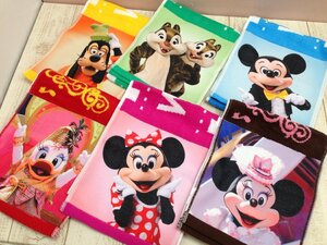 ◇ディズニー TDR ミッキー ミニー デイジー グーフィー チップとデール ロングタオル 6点 8P10 【60】