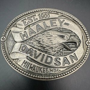 q81 ヴィンテージ　HAALEY-DAVIDSAN ハーレーダビッドソン　MIIWAUKEE.WISC. EST.1900 ベルトバックル