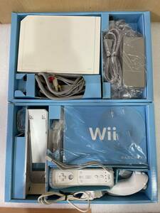RM7213 任天堂　Wii ホワイト　RVL-001本体　リモコンなど付き 　動作未確認 0223