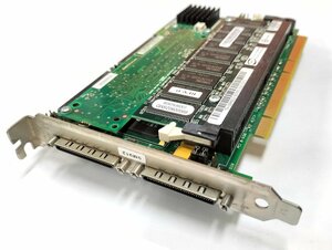 Dell 09M912 Dual Channel PCI-X SCSI 128MB RAIDコントローラ