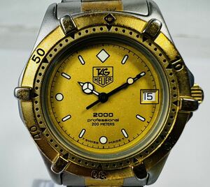 β 【TAG HEUER】タグホイヤー 2000シリーズ デイト プロフェッショナル 964.013 クォーツ メンズ腕時計 /265640/515-48