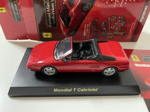 京商 1/64 ミニカーコレクション フェラーリ Ｖ　5 Ferrari Mondial T Cabriolet モンディアル T カブリオレ 赤 レッド