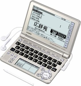 CASIO Ex-word 電子辞書 XD-GF6500GD シャンパンゴールド 音声対応 120コン(中古品)