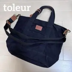 toleur トーラ　キャンバス　トート　ショルダーバッグ　メンズ　レディース