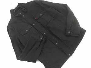 リーバイス 中綿 スタンドカラー ジャケット sizeS/黒 ◇■ ☆ dic6 メンズ
