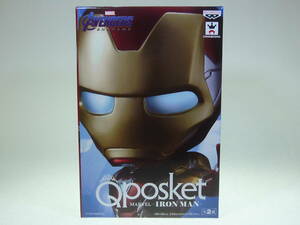 未開封 AVENGERS END GAME Qposket MARVEL アイアンマン バンプレスト A. カラー マーベル アベンジャーズ IRON MAN Q posket マスクver.