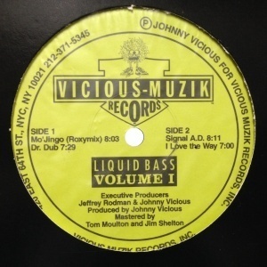 12inchレコード JOHNNY VICIOUS / LIQUID BASS VOLUME 1